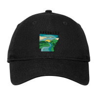 Hot Trend Arkansas Nature Landscape Adjustable Cap | Artistshot