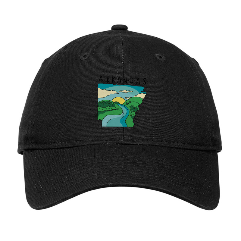 Hot Trend Arkansas Nature Landscape Adjustable Cap by Ledford Leslie | Artistshot