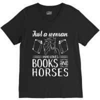 Limited Edition Read Books Horse Lover V-neck Tee | Artistshot