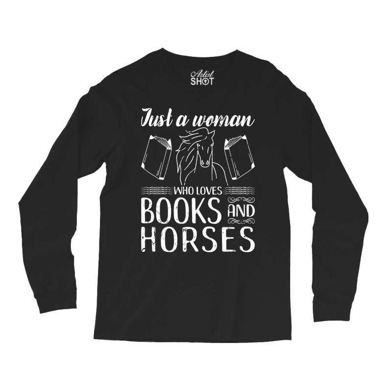 Limited Edition Read Books Horse Lover Long Sleeve Shirts by Rios Arevalo | Artistshot