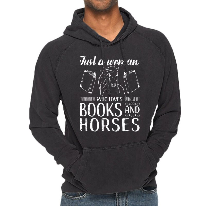 Limited Edition Read Books Horse Lover Vintage Hoodie by Rios Arevalo | Artistshot