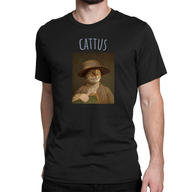 Cat Latin Classic T-shirt by OlinParker | Artistshot