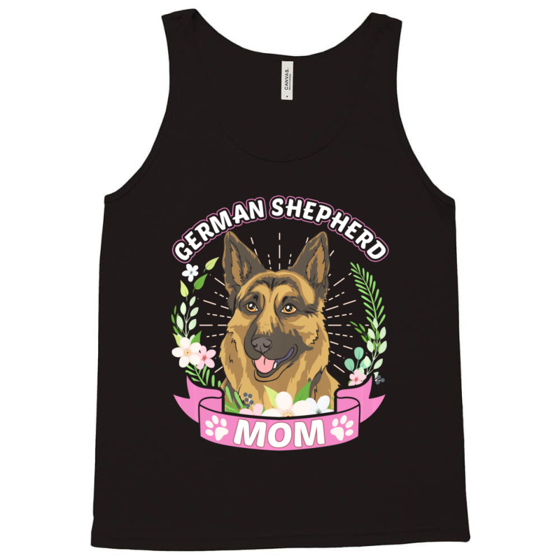 Limited Edition Dog Breed Shirts German Shepherd Mom Tank Top by Pannell Quintero | Artistshot