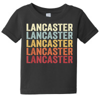 Lancaster California Lancaster Ca Retro Vintage Text T Shirt Baby Tee | Artistshot