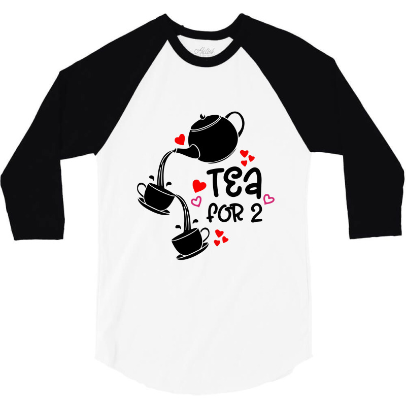 Tea For Two 3/4 Sleeve Shirt | Artistshot