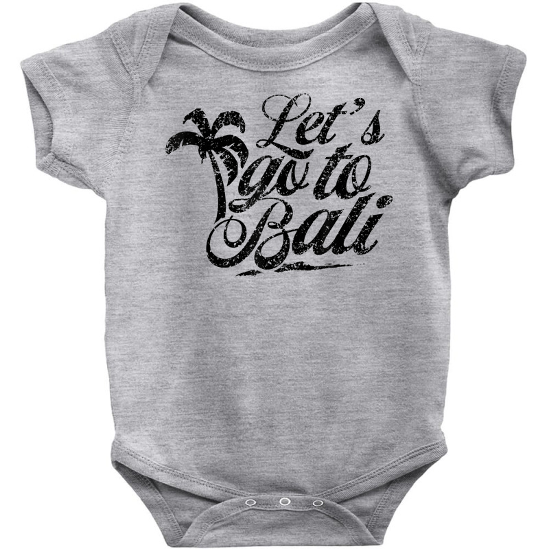 Let's Go To Bali Waves Indonesia Vacation Summer T Shirt Baby Bodysuit | Artistshot