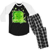 Gelatinous Cube Men's 3/4 Sleeve Pajama Set | Artistshot