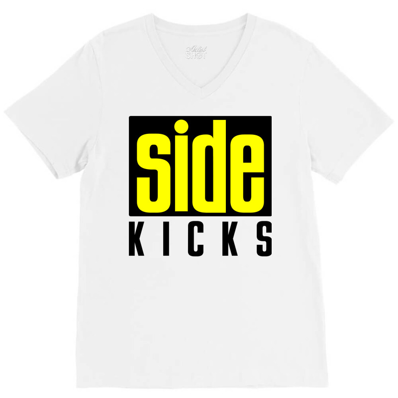 Side Kicks V-Neck Tee by nikkiaphavn | Artistshot