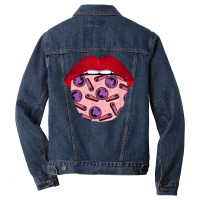 Pinball Tongue Retro   Vintage Arcade Game Machine Pinball T Shirt Men Denim Jacket | Artistshot