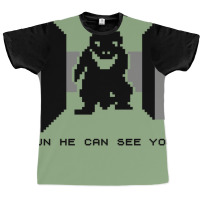 3d Monster Maze For Zx81  (1) (1) (1) (1) (1) Graphic T-shirt | Artistshot