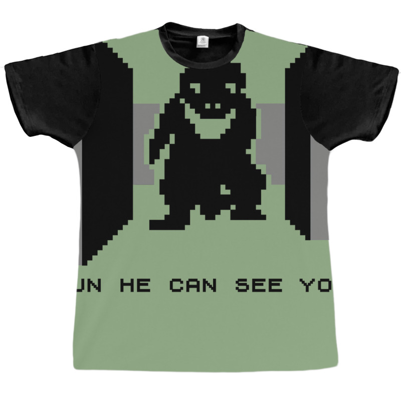 3d Monster Maze For Zx81  (1) (1) (1) (1) (1) Graphic T-shirt | Artistshot