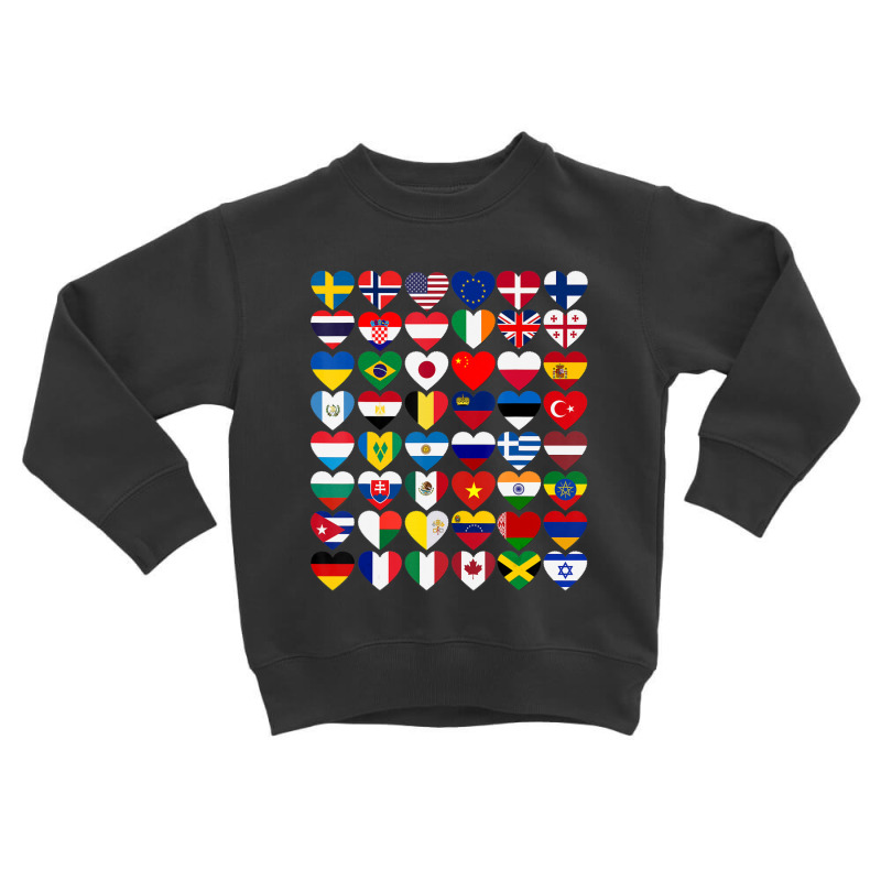 Limited Edition Flags Of The Countries Of The World,international Toddler Sweatshirt | Artistshot