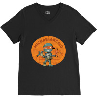 Trending Michaelangelo V-neck Tee | Artistshot