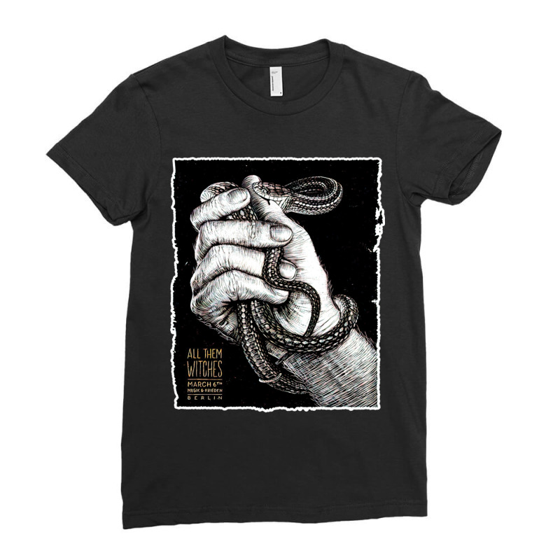 Catch Snake Ladies Fitted T-Shirt by CHRISTODERSON | Artistshot