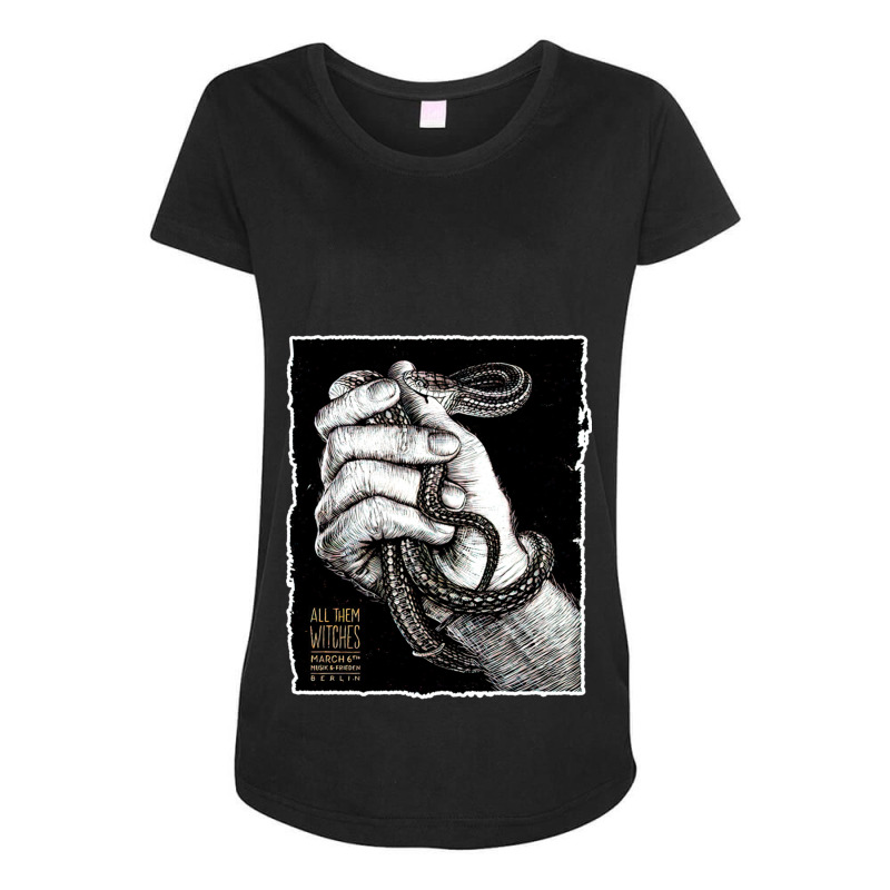 Catch Snake Maternity Scoop Neck T-shirt by CHRISTODERSON | Artistshot