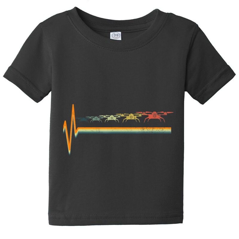 Hot Trend Drone Heartbeat Heart Love Baby Tee | Artistshot