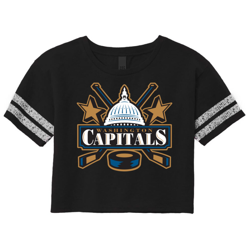 Capitals Washington Scorecard Crop Tee by FaunBrown | Artistshot