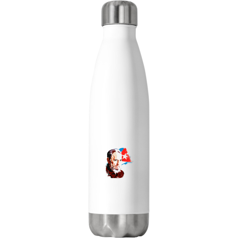 Fidel Castro Cuba Revolutionary Communist Stainless Steel Water Bottle | Artistshot