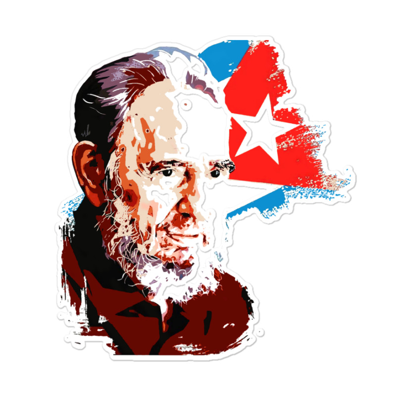 Fidel Castro Cuba Revolutionary Communist Sticker | Artistshot