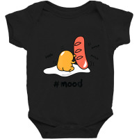 Trending Gudetama The Lazy Egg %23mood Boxing Punching Hot Dog Baby Bodysuit | Artistshot