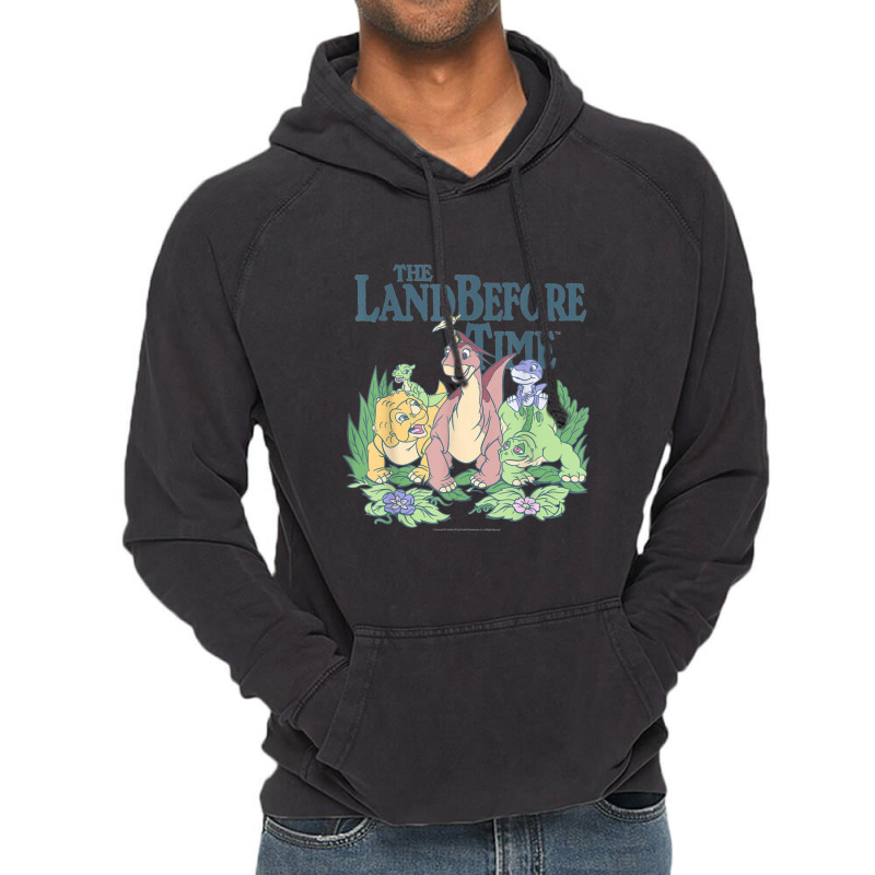 Land Before Time Pastel Dinosaur Friends Vintage Hoodie | Artistshot