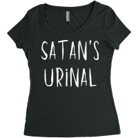 Satan's Urinal T Shirt Women's Triblend Scoop T-shirt | Artistshot