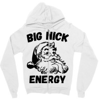 Big Nick Energy Santa Sweatshirt Zipper Hoodie | Artistshot