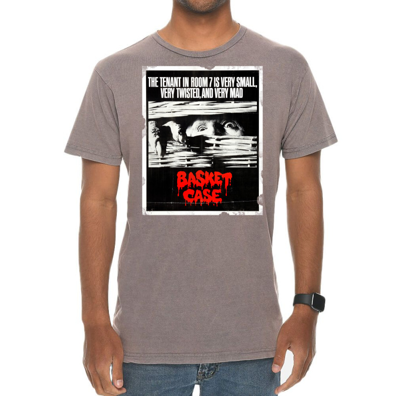 Basket Case T 80s Horror Movie Vhs Cover  Classic Vintage T-Shirt by opobiluhtlaw | Artistshot