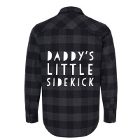 Father S Day  For Kid Boys And Girls Daddys Sidekick Flannel Shirt | Artistshot