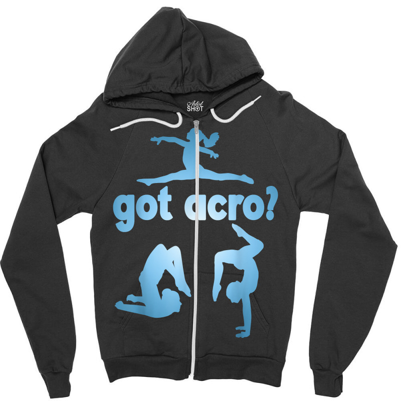 Got Acro Radial Blue Zipper Hoodie by Pinch1410 | Artistshot