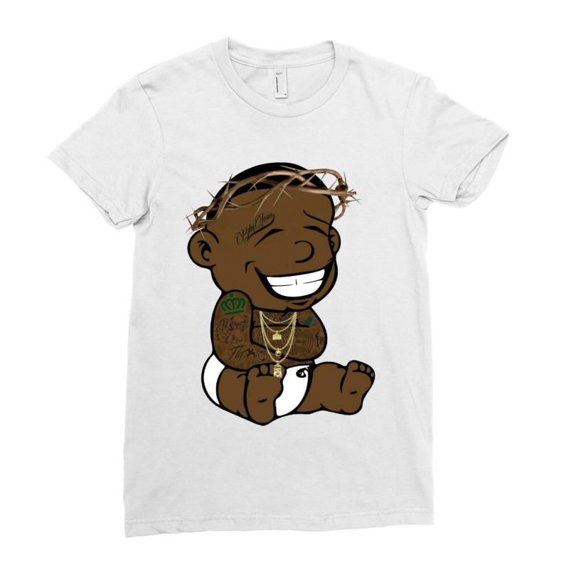 Animation Dabb Rap Ladies Fitted T-Shirt by Hello Asa | Artistshot