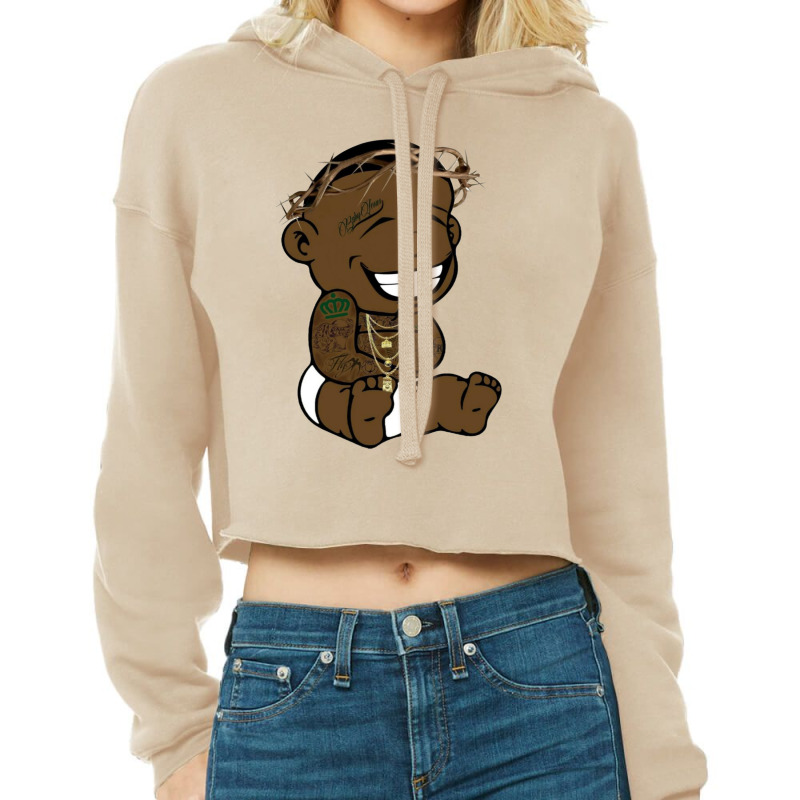 Animation Dabb Rap Cropped Hoodie by Hello Asa | Artistshot