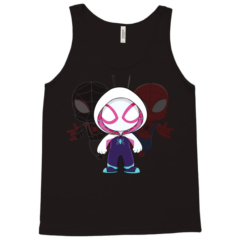 Gwen Spider Ghost, Amazing Friends, Cute Spidey Aesthetic Gift Tank Top by haouatimetof | Artistshot