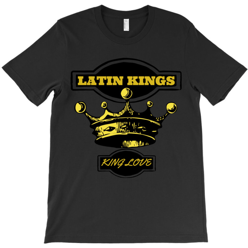 Latin Kings Inspired Crown With Words King Love Old School Style T-Shirt by LisaBurlingame | Artistshot