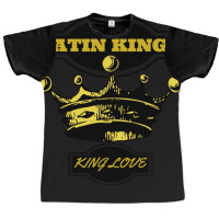 Latin Kings Inspired Crown With Words King Love Old School Style Graphic T-shirt | Artistshot