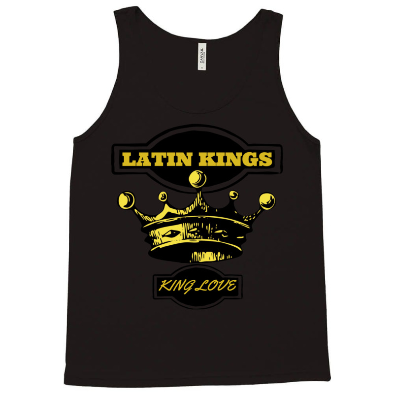 Latin Kings Inspired Crown With Words King Love Old School Style Tank Top by LisaBurlingame | Artistshot