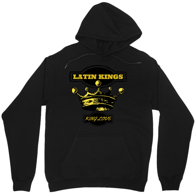 Latin Kings Inspired Crown With Words King Love Old School Style Unisex Hoodie by LisaBurlingame | Artistshot