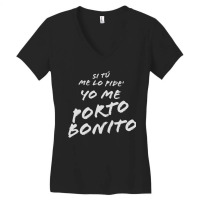 Latin Music Hit!. Me Porto Bonito! Women's V-neck T-shirt | Artistshot