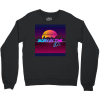 Born In The 80s Neon Chiffon Top  (1) (1) (1) Crewneck Sweatshirt | Artistshot