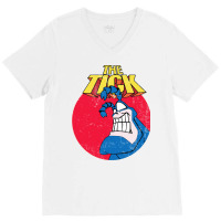 The Tick Superhero Vintage V-neck Tee | Artistshot