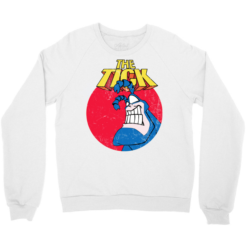 The Tick Superhero Vintage Crewneck Sweatshirt by vellosgezii1 | Artistshot