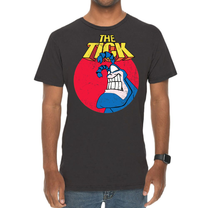 The Tick Superhero Vintage Vintage T-Shirt by vellosgezii1 | Artistshot