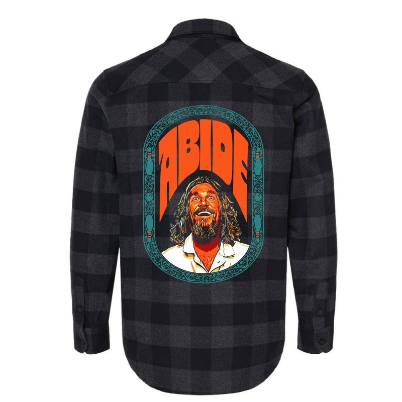 Abide   The Dude Lebowski Vintage Dream Sequence Bowling Design Flannel Shirt | Artistshot