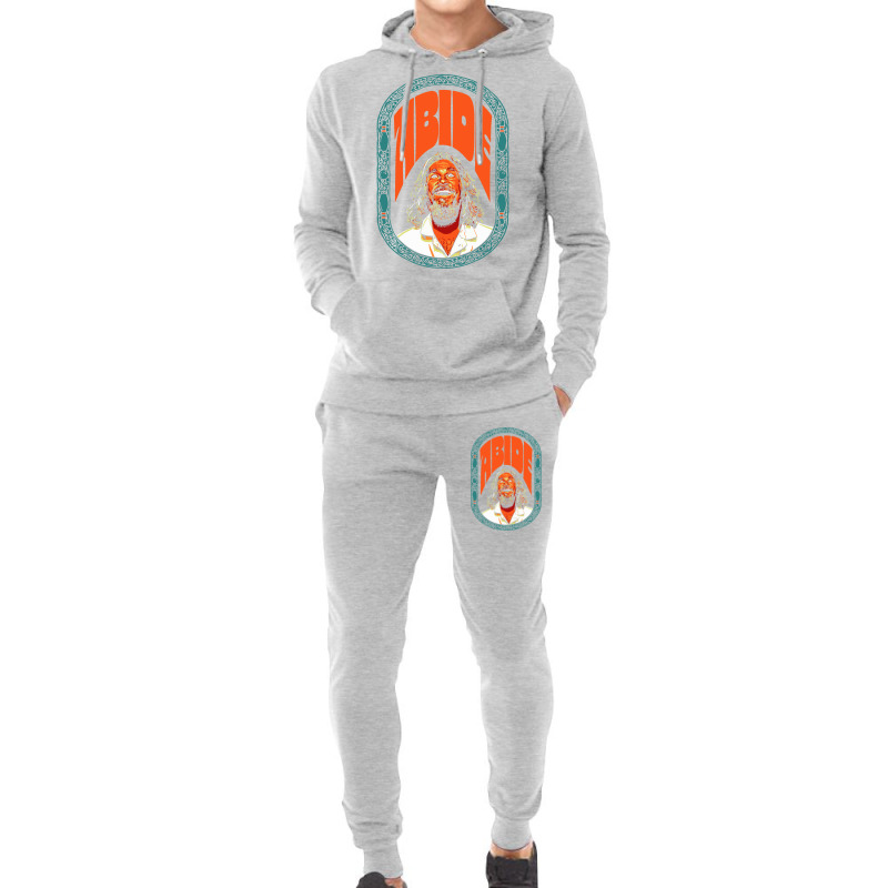 Abide   The Dude Lebowski Vintage Dream Sequence Bowling Design Hoodie & Jogger Set | Artistshot