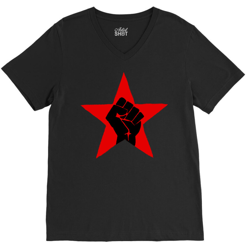 Star Fist (1) V-neck Tee | Artistshot