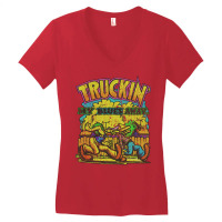 Truckin' My Blues Away 1967 (1) Women's V-neck T-shirt | Artistshot