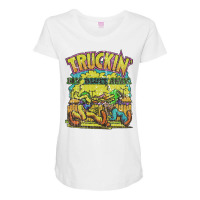 Truckin' My Blues Away 1967 (1) Maternity Scoop Neck T-shirt | Artistshot