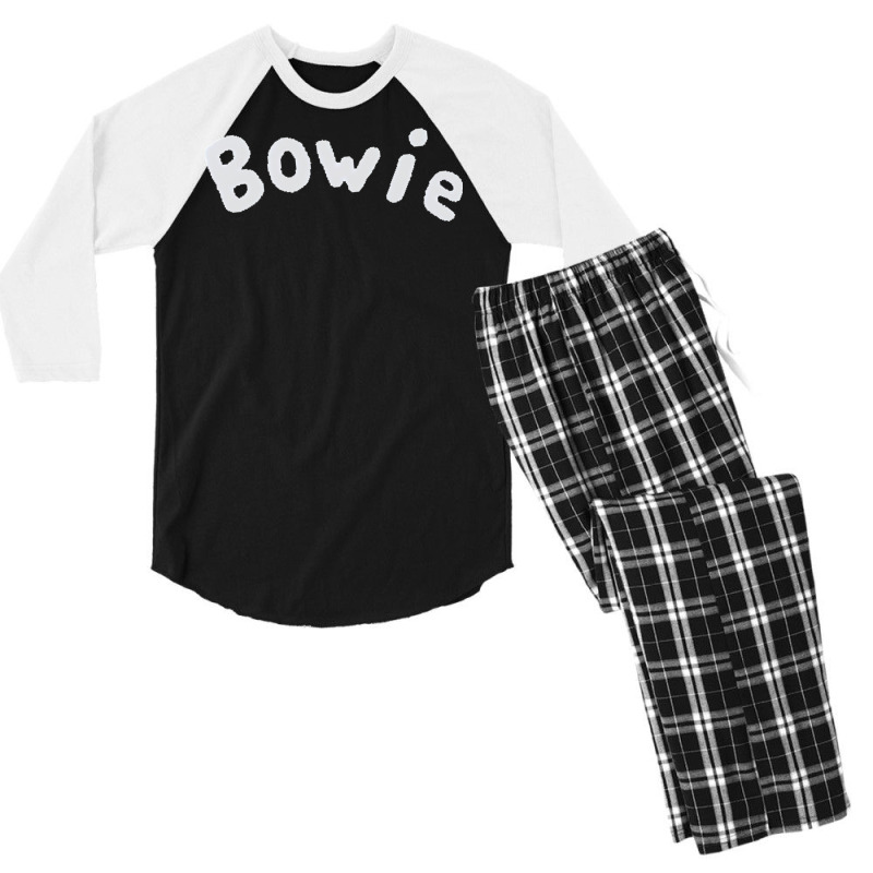 Bowie  (1) Men's 3/4 Sleeve Pajama Set | Artistshot