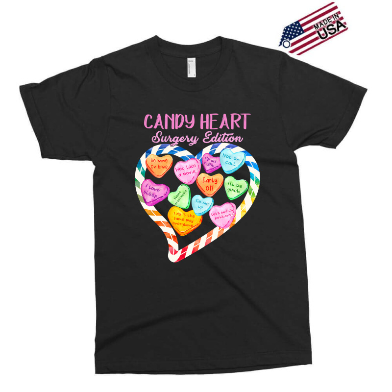 Anesthesia Nurse Valentines Day Candy Heart Surgery Edition Exclusive T-shirt | Artistshot