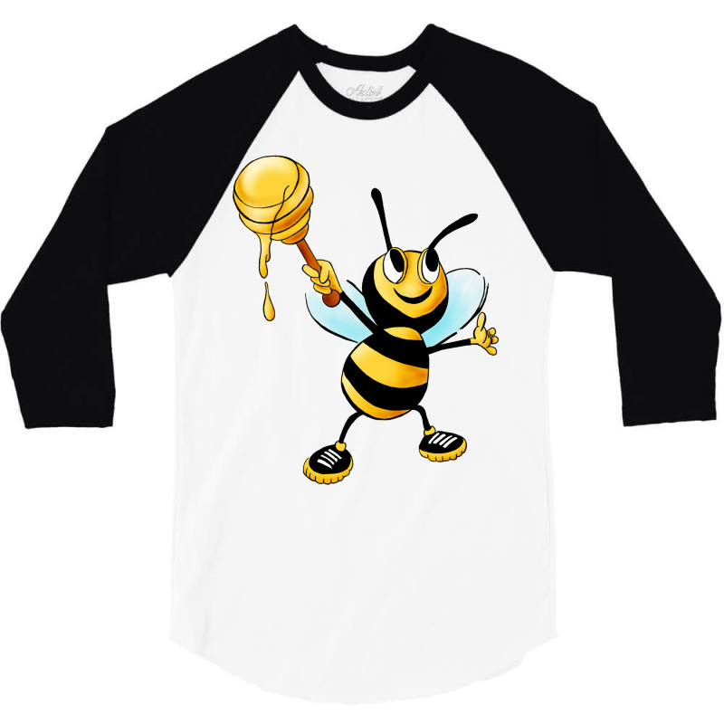 Honey Bee 3/4 Sleeve Shirt | Artistshot